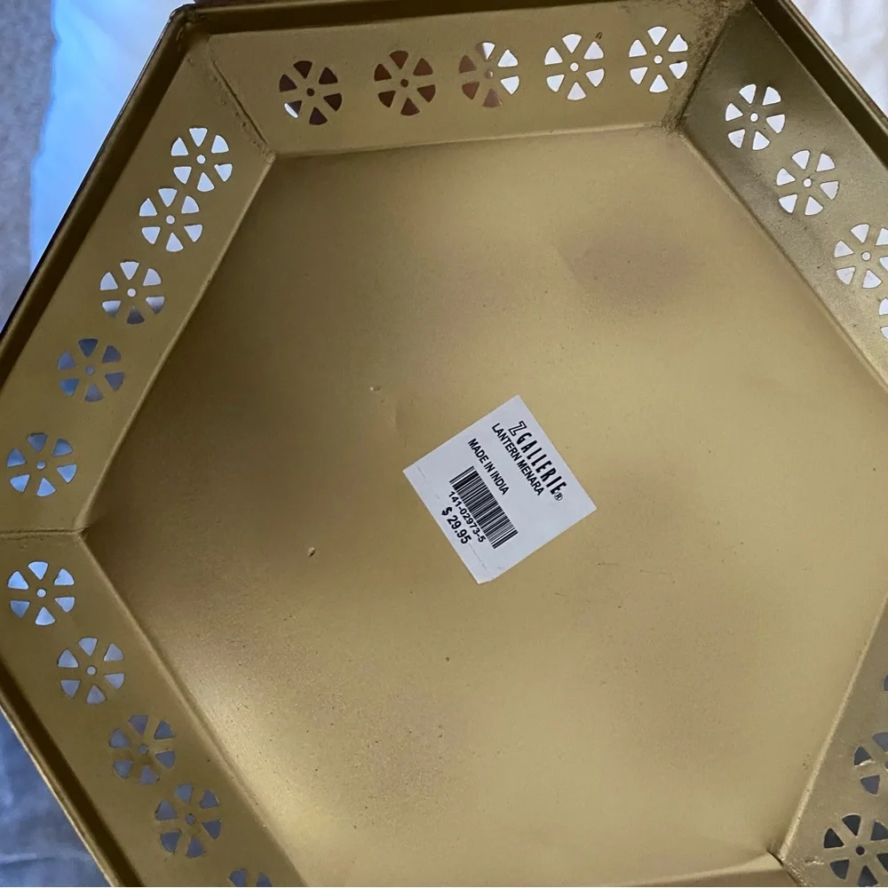 Z gallerie Moroccan Gold Lantern